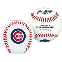 Rawlings MLB Chicago Cubs Team Logo Baseball White 1