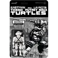 Super7 Teenage Mutant Ninja Turtles Donatello (Comic Grayscale) - 3,75 " TMNT Action Figur med tilbeh?r Klassiske tegneserieindsamling