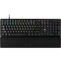 Corsair K70 Core RGB Mekanisk spiltastatur med Palmrest - Formurt MLX Red Linear Keyswitches - Sound Dampening - Media Control Ding