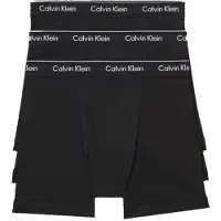 Calvin Klein Herre Cotton Classics 3-pak Boxer Brief, 3 Sort, Medium