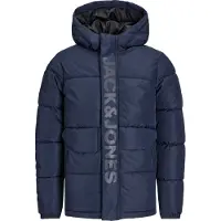 Jack & jones Dynejakke - JCOSpeed - Navy Blazer/Tone In Tone - - 16 år (176) - Dunjakke
