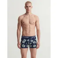 Jack & Jones Boksershorts 'JACMAUDO' navy / mørkeblå / lysegrøn / sort