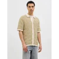 Jack & jones Stribet Strikket Skjorte