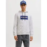 Jack & Jones Sweatshirt mørkeblå / hvid-meleret