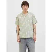 Jack & Jones Skjorte beige / grøn / hvid