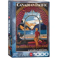 Eurographics Eurografik CP Rail Beautiful Lake Louise 1000 Piece Puzzle (6000-0323)