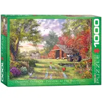 Eurographics Eurografik aften ved Barnyard af Dominic Davison Jigsaw Puzzle (1000-stykke)