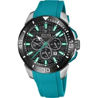 Festina Herreur F20642-3 Chrono Bike Sort/Gummi Ø47 mm