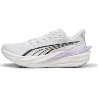Puma Deviate NITRO 4 Running Shoes Women, Fitness, White/Light Lavender, 38