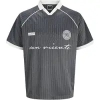 Jack & Jones Bluser & t-shirts 'JCOEterna' mørkegrå / hvid