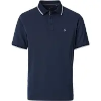 Casamoda Polo Piqué Contrast Marineblå Blå Mørkeblå måle