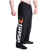 Gasp Sweatpants, Black/White