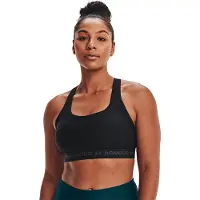 Under Armour UA Crossback Mid Bra, Black