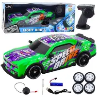 Leantoys Lean Toys Nuotoliniu būdu valdomas sportinis automobilis su šviesos efektais ir dreifu