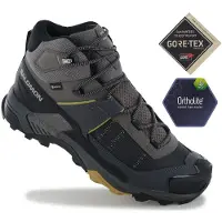 Salomon - Vandresko herre - X Ultra 5 Mid GTX Dark G/Asphal/W til Unisex - Størrelse 47 1/3 - Grå