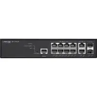 Lancom Systems LANCOM GS-2412P - Switch - Administreret - 8 x 10/100/1000 (PoE+) + 2 x 1 Gigabit SFP + 2 x 10/100/1000 - monterbar på stativ - PoE+ (130 W)