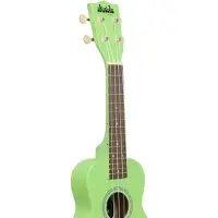 Kala Ukadelic Grasshopper Soprano ukulele, lys grøn