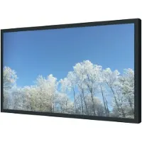 Hi Nd EASY - Monteringssæt (etui) - landskab - for LCD display - pulverbelagt metal - sort, RAL 9005 - skærmstørrelse: 43 - vægmonterbar