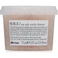Davines Solu Sea Salt Scrub Cleanser 3.57 ounce (pakke af 1)