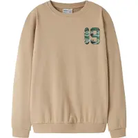 Name it Sweatshirt - NkmVasha - Sesame/19 - - 7-8 år (122-128) - Sweatshirt