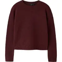 LMTD Bluse - Strik - Short - NlfBynt - Burgundy - - 11-12 år (146-152) - Bluse