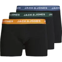 Jack & Jones Boxershorts - Noos - JacGab - 3-pak - Dark Green/Bl - - 14 år (164) - Boxershorts