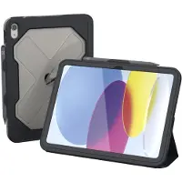 Zagg Rugged Messenger - Beskyttende kasse til tablet - grov - polykarbonat - brunsort - for Apple 10.9-inch iPad (10. generation)