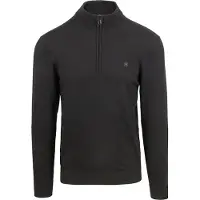 No-excess Half Zip Pullover, Sort måle