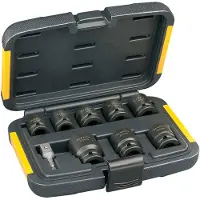 DeWalt SLAGTOPPESÆT 1/2" 9 dele