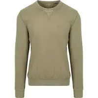 Superdry Superdrytil mænd. M2014174A Essential klassisk sweatshirt grøn (XXL), Casual, Bomuld