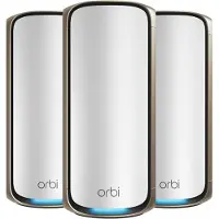 Netgear Router Orbi 970 WiFi 7 Mesh system 3-Pack (RBE973S) - White Ne