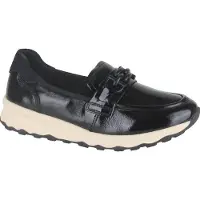 Caprice Slipper, black, made of Leather, Size 40
