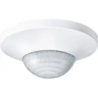 Merten 630919, Infrarød sensor, Ledningsført, Loft, Indendørs, Hvid, 360°