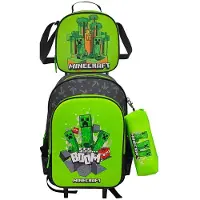 Cyp Brands Minecraft Set Funcional 3 Units Rygsæk Med Hjul