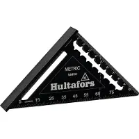 Hultafors staliaus kvadratas 110×110 mm su metrine skale, [257032]