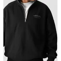 ICANIWILL Everyday 1/4 Zip Trøje Sort