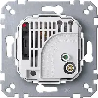 Merten 536302, Drejekontakt, Metallic, Hvid, IP20, 230 V, 10 A