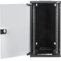 Digitus DN-10-12U-B - Rack kabinet - vægmonterbar - sort, RAL 9005 - 12U - 10