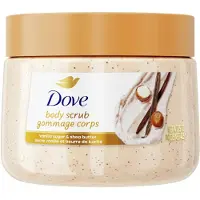 Dove Vaniljesukker og sheasmør eksfolierende kropsscrub - Nærer huden, så den er glat og strålende (425 g)