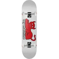 Toy Machine 8.00 Devil Cat White Skateboard