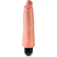 King Cock Stiffy Vibrerende Dildo 21 cm - Naturlig