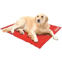Coleman Comfort Cooling Gel Pet Pad Mat i Large 20x36 til store k?ledyr (r?d)