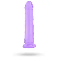 Vuxen Realistic Penis Crystal Jellies Purple 21,6 cm
