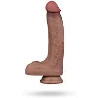 Vuxen Dual Layered Silicone Dildo 21,5 cm