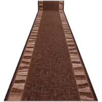Rugsx Gummibelægning LINEA brun 67cm 67x180 cm