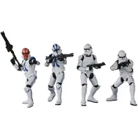 Star Wars The Vintage Collection Fase II Clone Trooper Ahsoka 3,75 tommer Collectible Action Figur 4-pack
