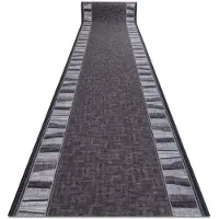Rugsx Gummibelægning LINEA grå 67cm 67x860 cm