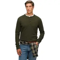 Superdry Vle Mid Weight Henley T-shirt Med Lange ærmer