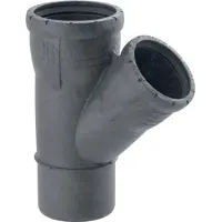Geberit Silent-Pro G.rør 45° 75X50MM
