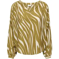JDY Bluse 'JDYHolly' oliven / naturhvid